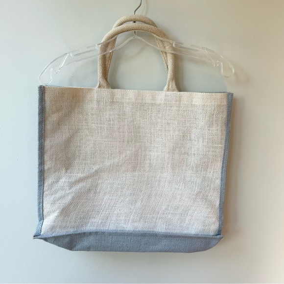 Woven jute tote bag from The Spa at Sea Island Cloister - Picture 2 of 5